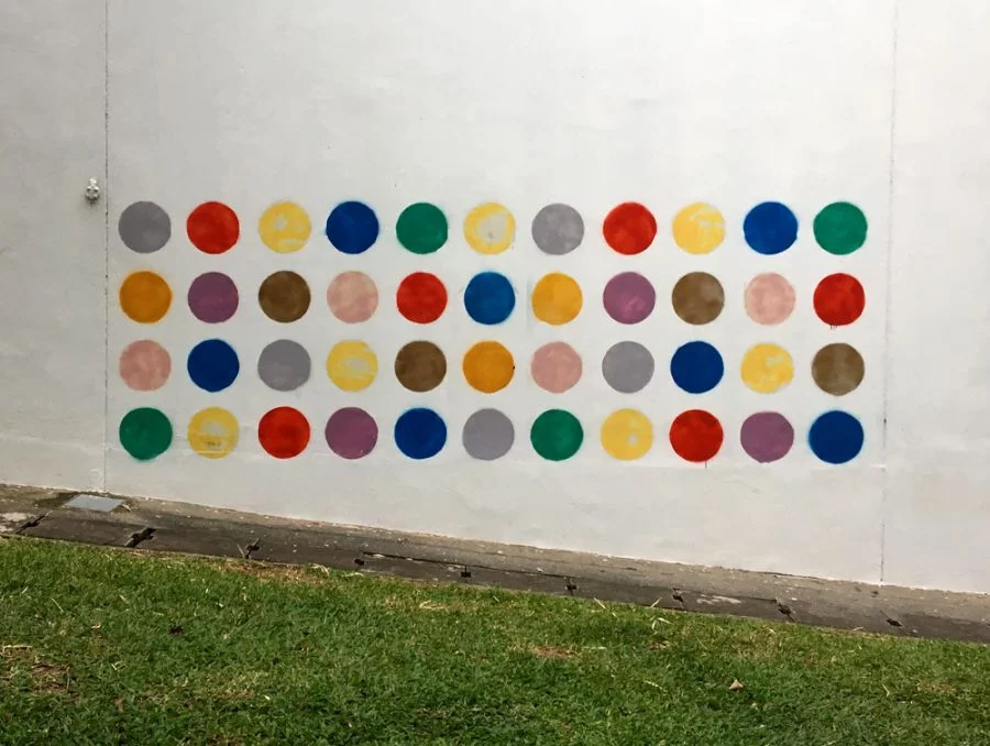 Singapore Street Art Duxton Road Coloured Dots