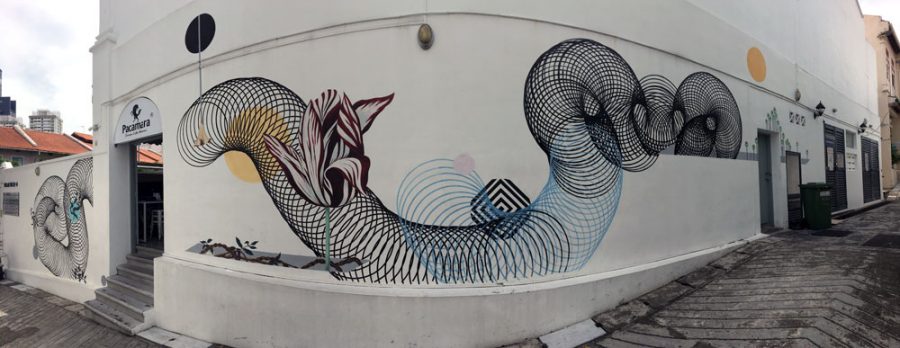 Singapore Street Art Neil Road Spirals