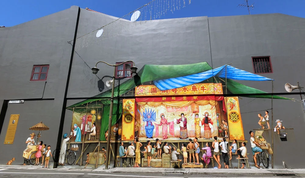 Singapore Street Art Temple Street YipYC Canto Opera