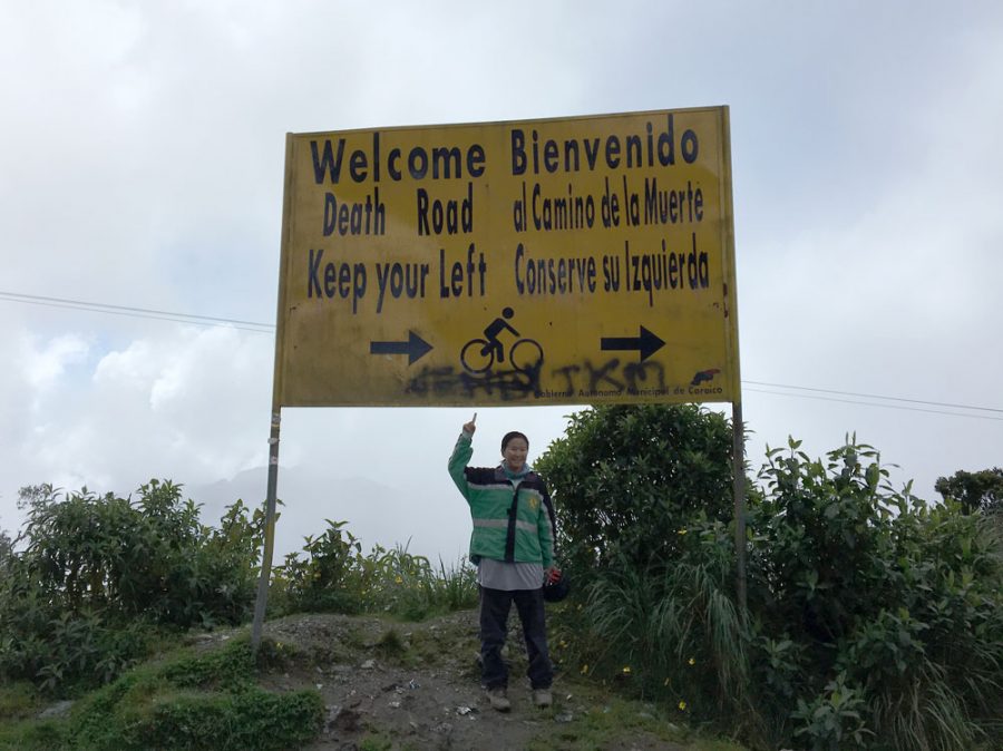 Bolivia Death Road Sign Me