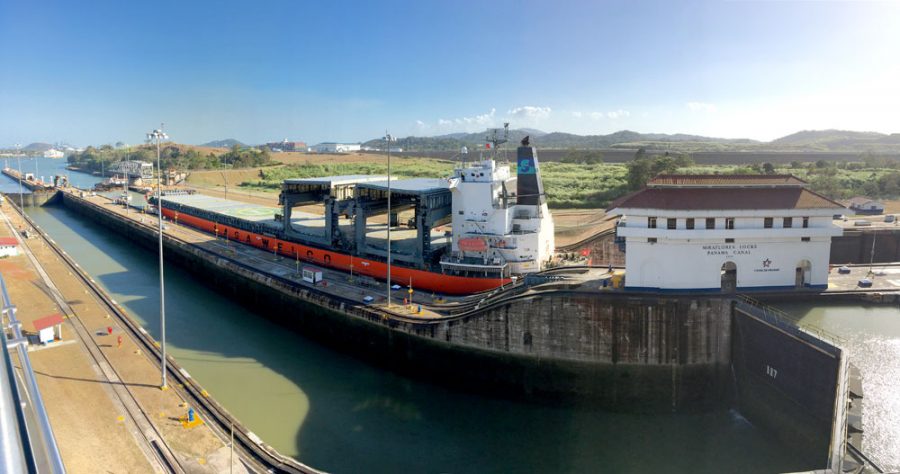Panama City Canal Miraflores Pano
