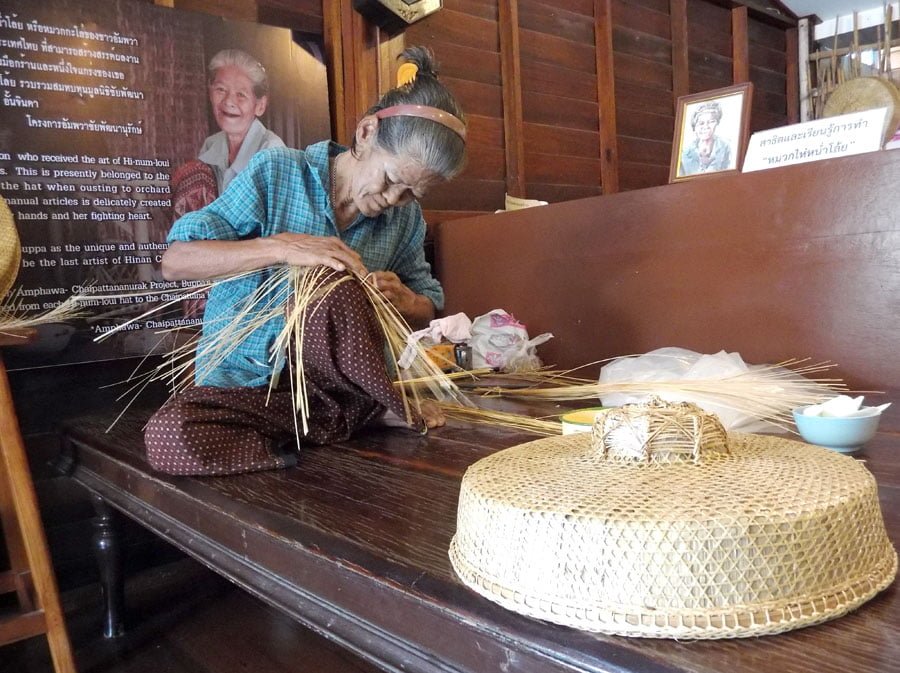 Amphawa Samut Songkhram Life Hat Weaving
