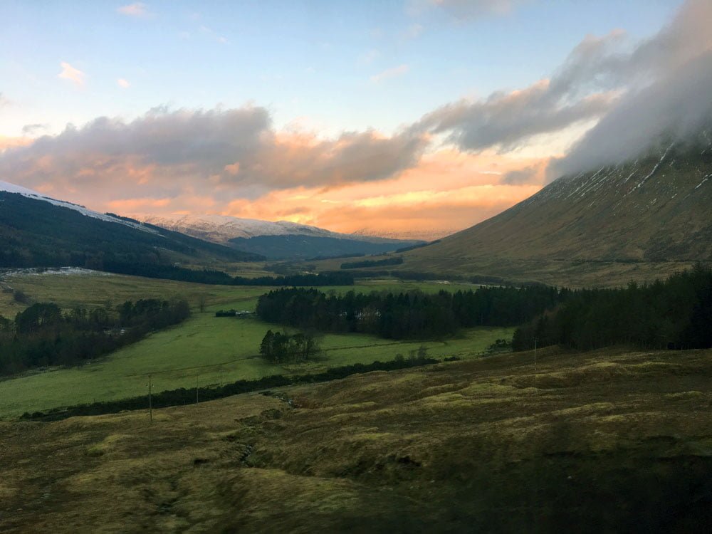 Scotland Caledonian Sleeper Sunrise