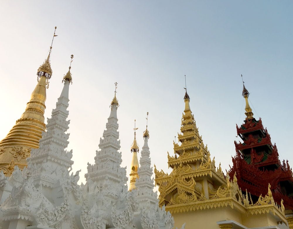 Yangon Shwedagon Pagoda Colours