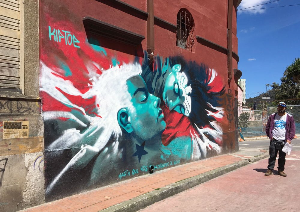 Colombia Bogota Street Art Kiptoe