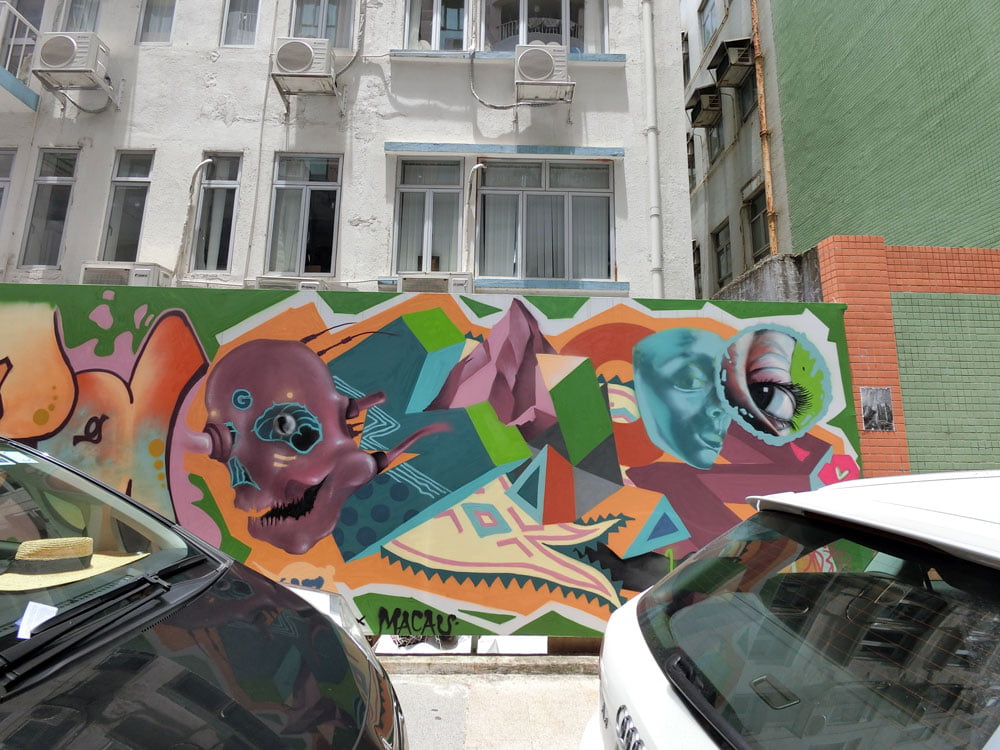 Macao Street Art Garden Wall 2