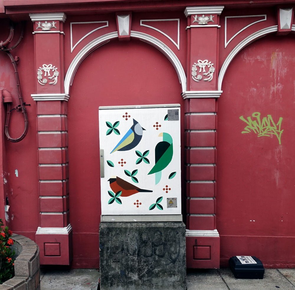 Macao Street Art Taipa Cunha Birds
