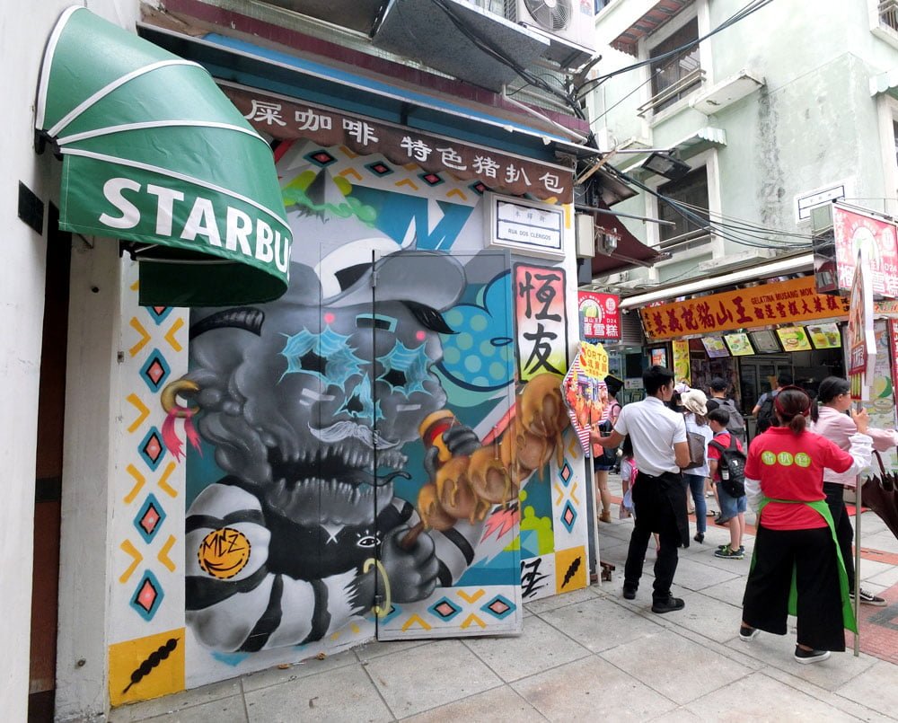 Macao Street Art Taipa MCZ Clerigos