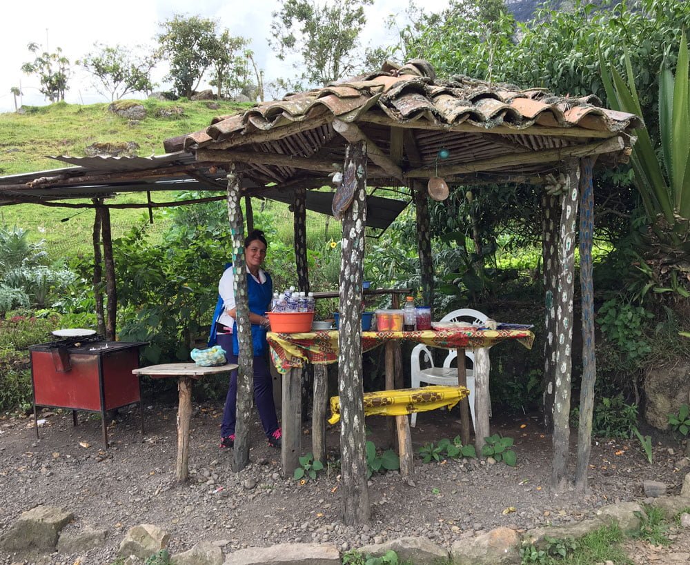 Colombia La Chorrera Food Stall
