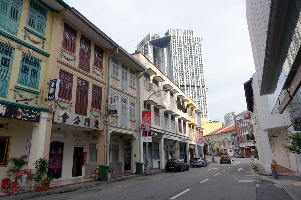 Singapore Chinatown Bukit Pasoh Shophouses