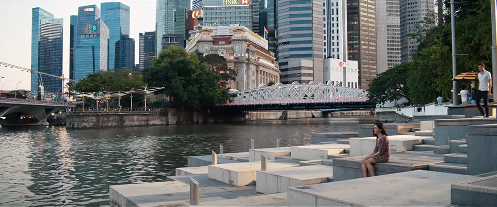 Singapore Crazy Rich Asians Video Esplanade Park