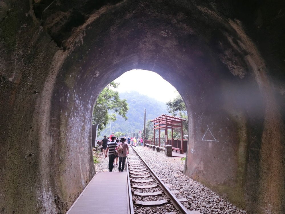 Miaoli Shengxing Old Mountain Line Railbike Tunnel