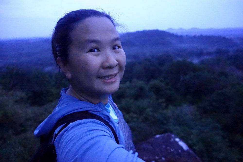 Belitung Peramun Hills Selfie