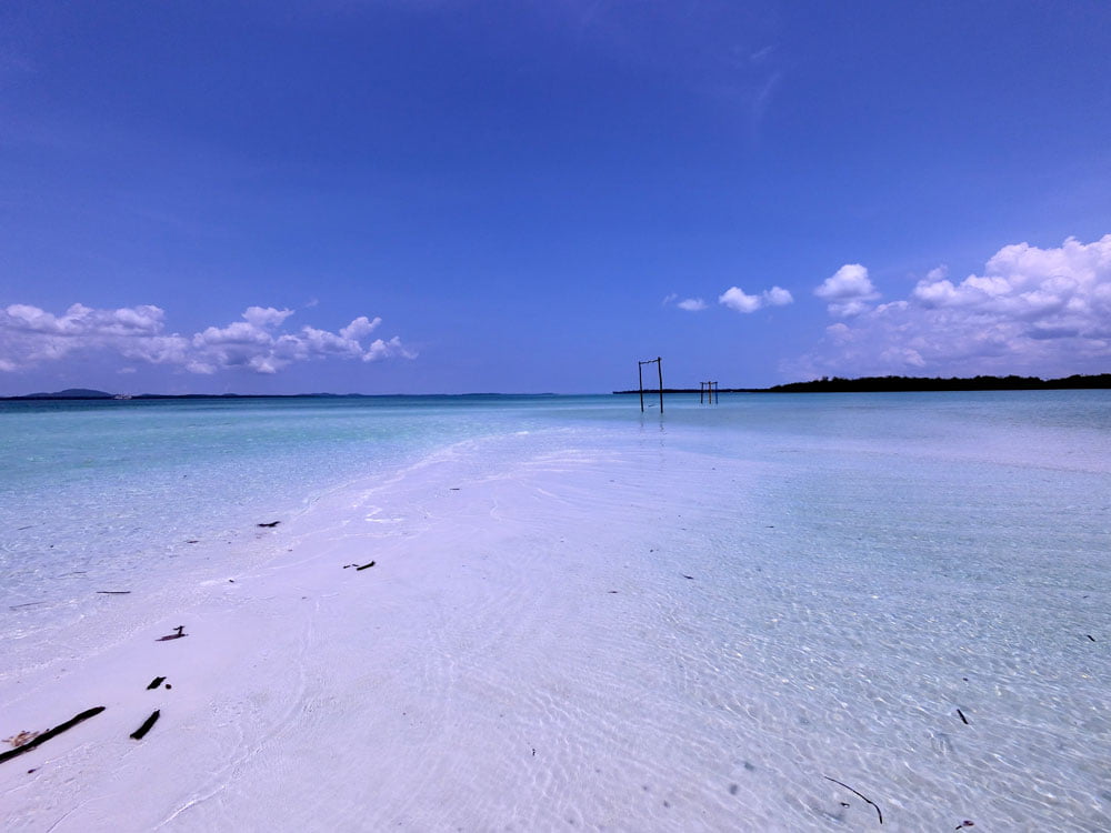 Belitung Sandbar Island