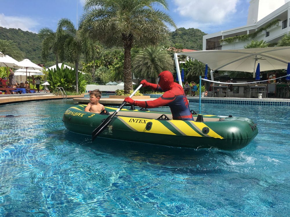 Novotel Phuket Karon Pool Spiderman