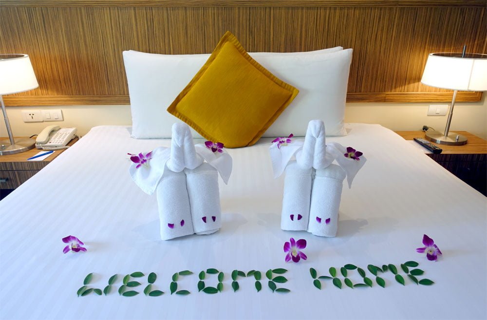 Novotel Phuket Surin Room Bed Towels