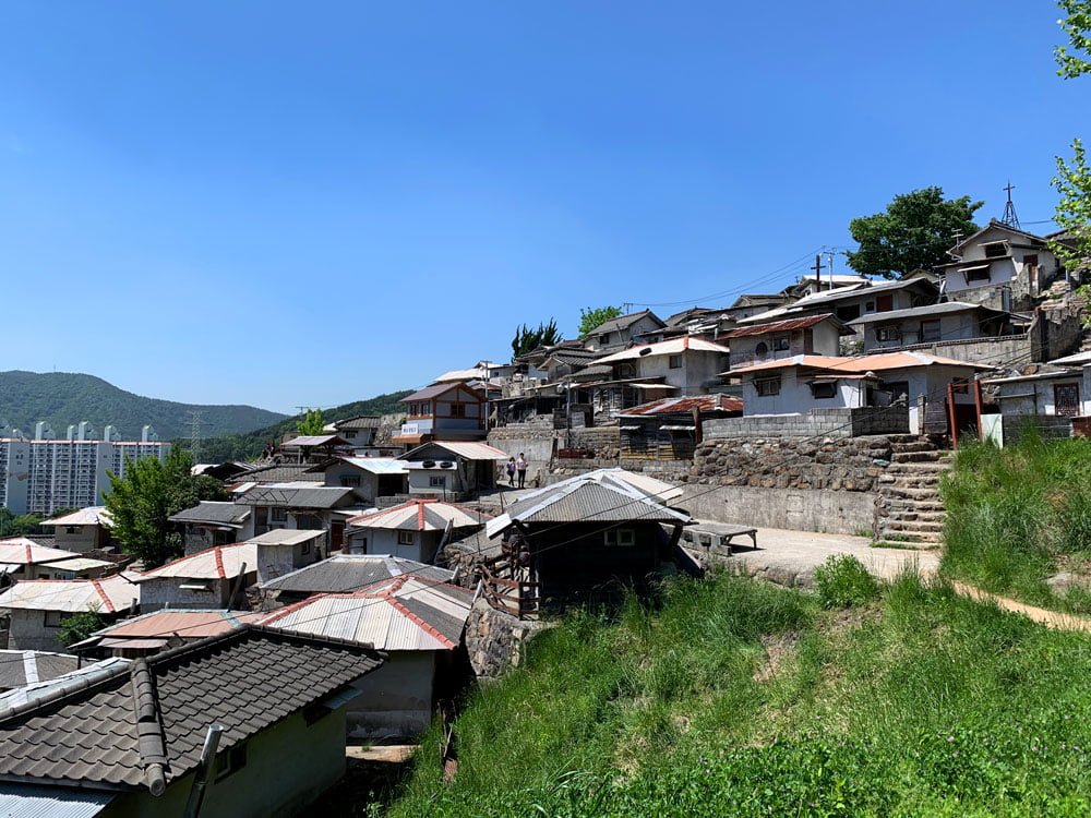 Suncheon Drama Film Set Hillside Houses