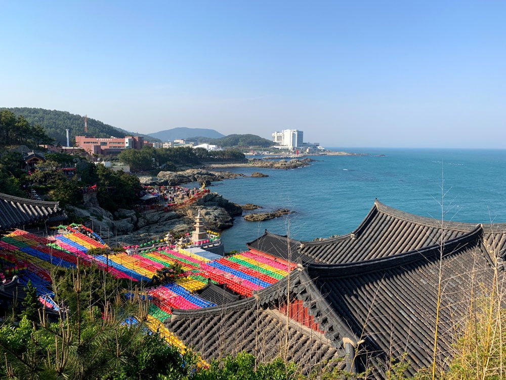 Busan Haedong Yonggungsa Roof View