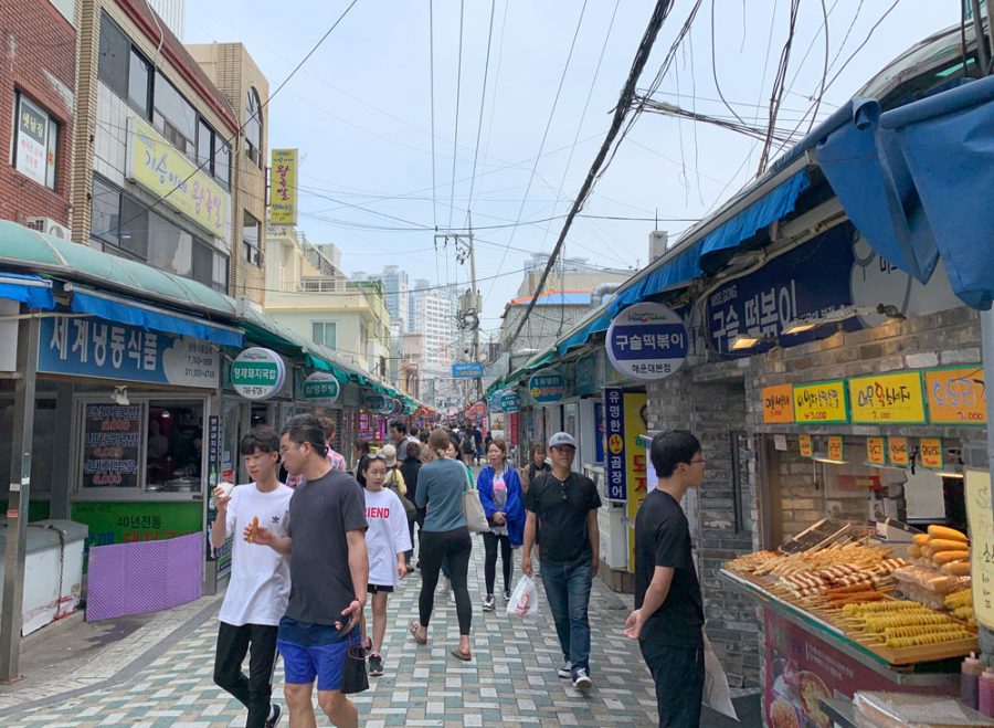 Busan Haeundae Market Street