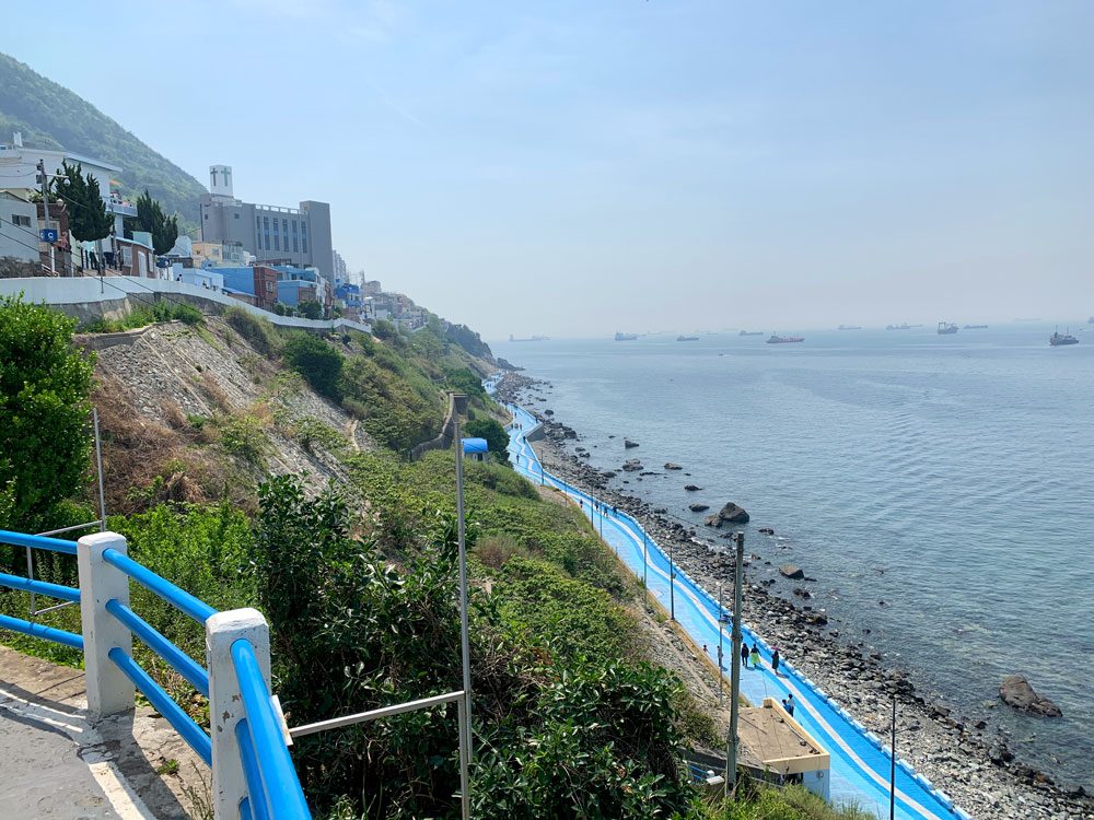 Busan Huinnyeoul Coastal Path Top View