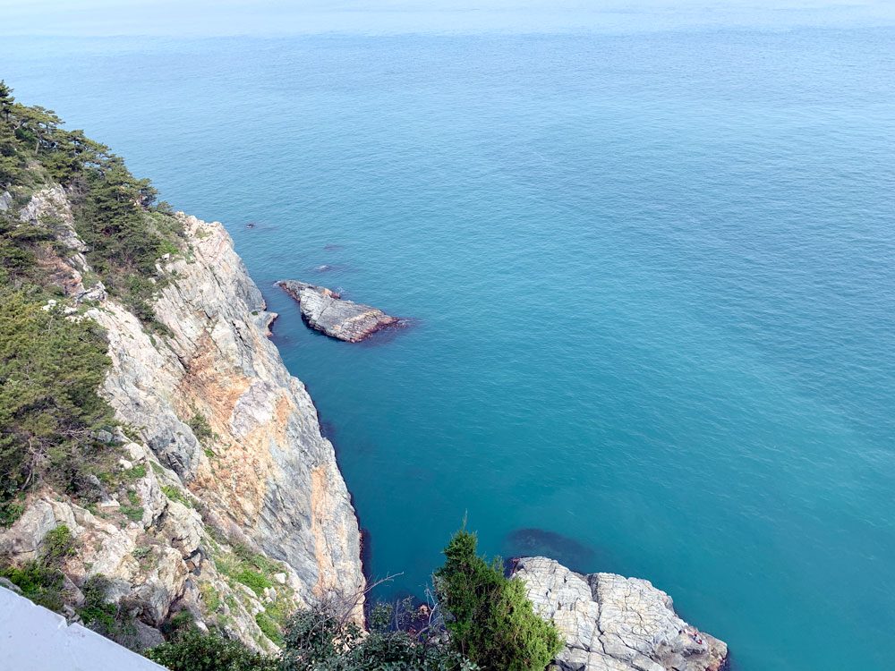 Busan Taejongdae Water Cliff