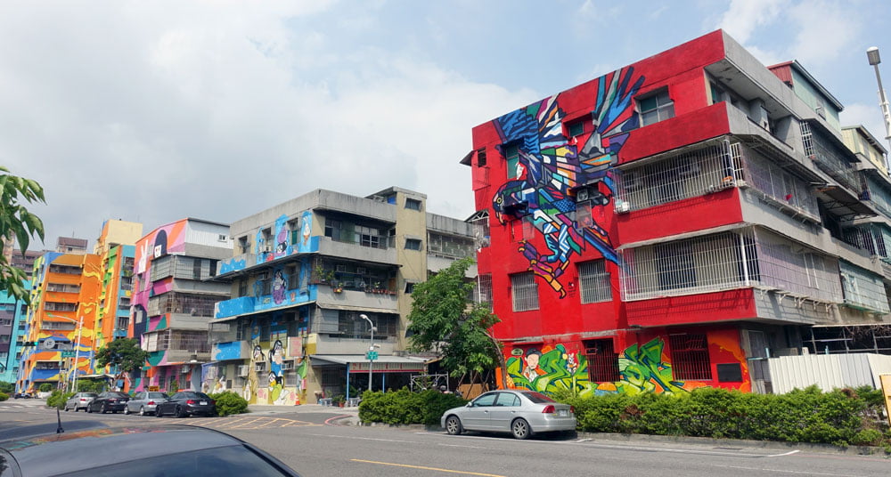 Kaohsiung Weiwuying Street Art Row