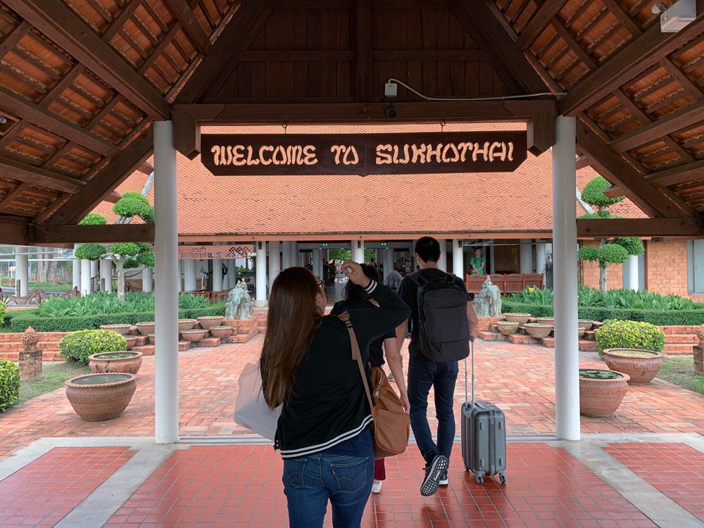 Sukhothai Airport Welcome