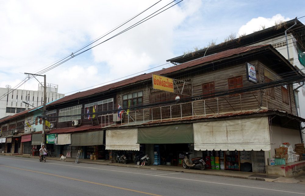 Sukhothai Sawankhalok Train Station Shophouses