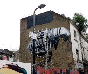 London Street Art Roa Flea