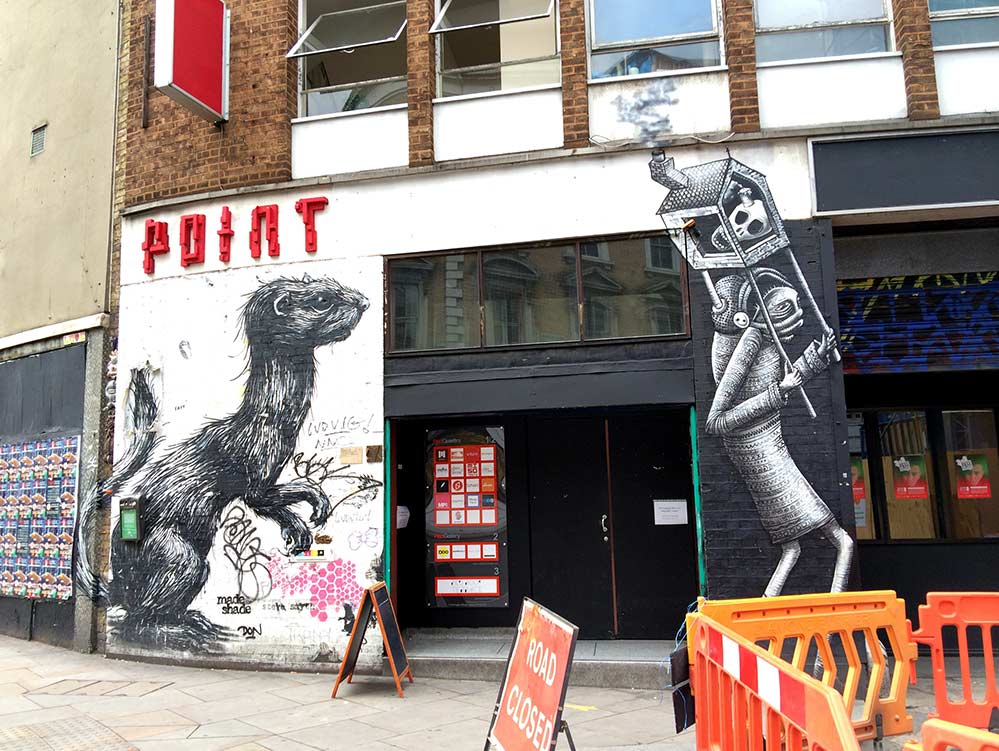 London Street Art Roa Weasel