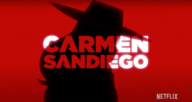 Netflix Carmen Sandiego Title Screen