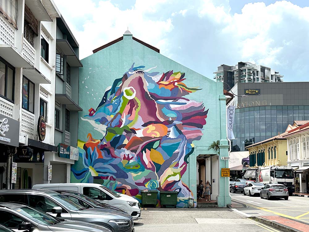 Singapore Street Art Joo Chiat Road Wayward Cloud