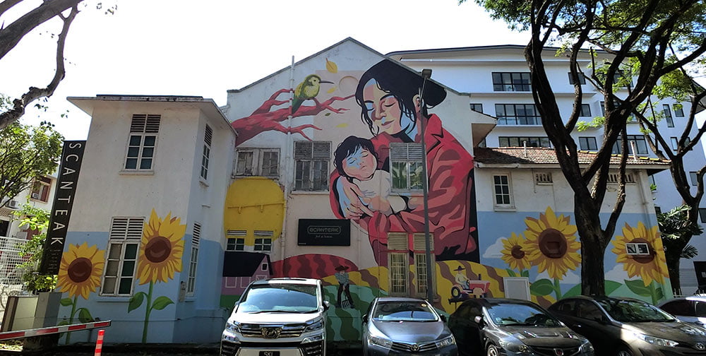 Singapore Street Art Joo Chiat History Healing TYC