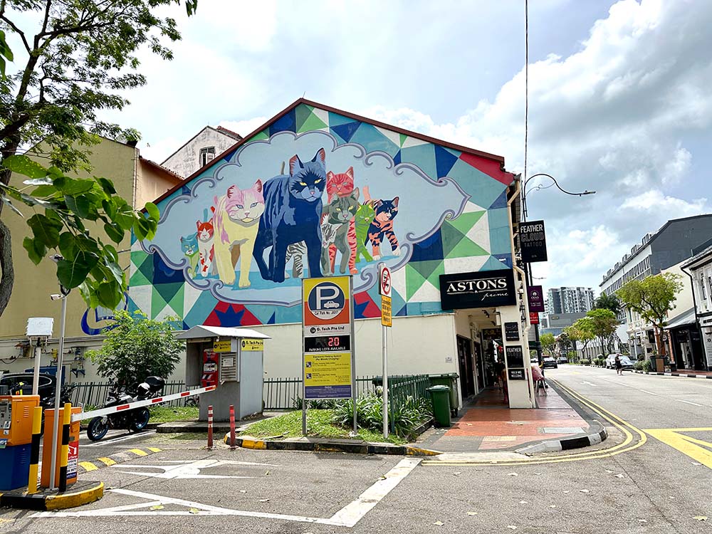 Singapore Street Art Joo Chiat Jalan Cats Jaba