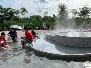 Sembawang Hot Spring Park Foot Bathers