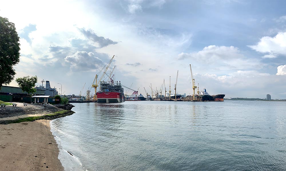 Sembawang Park Shipyard View