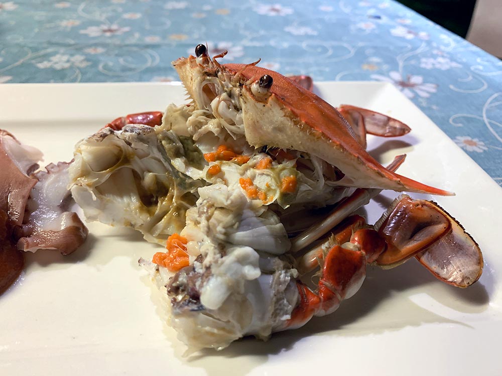 Wanli Guihou Fish Market Crab Cooked