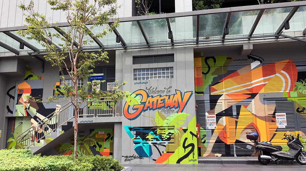 Singapore Street Art Bukit Merah InkClog Gateway Theatre