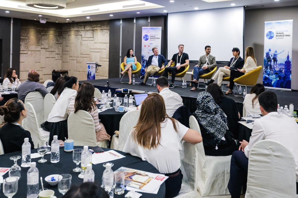 Mumbrella Asia Travel Marketing Summit 2018 panel on stage