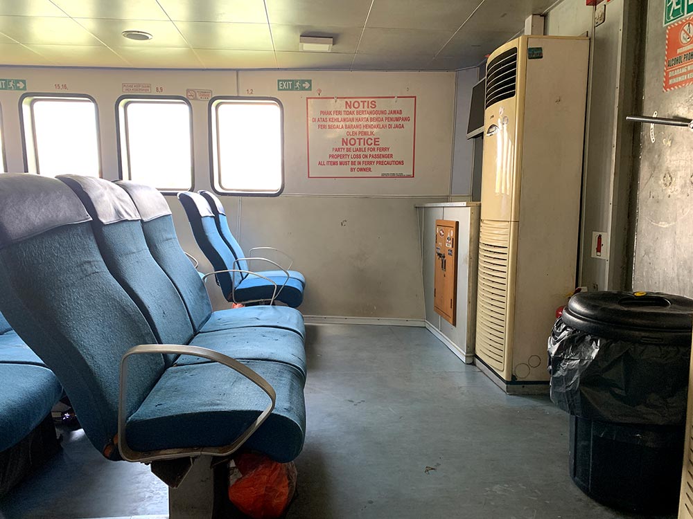 Tioman Ferry Bluewater Seats