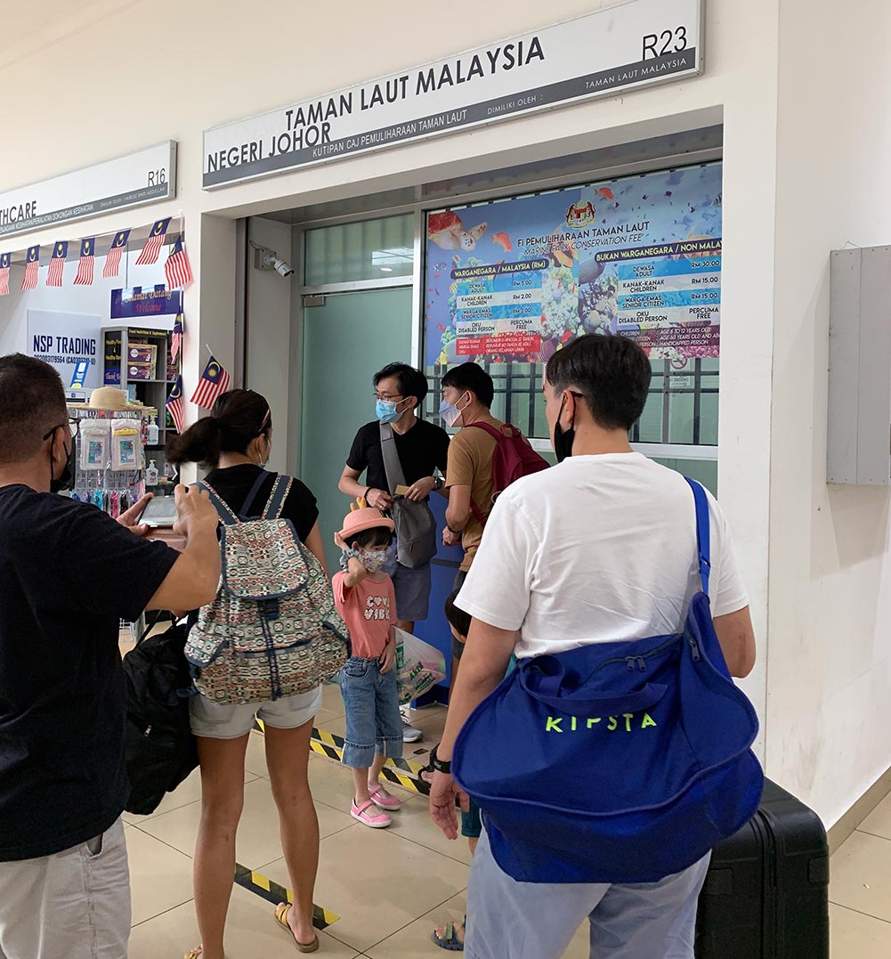 Tioman Mersing Harbour Centre Taman Laut