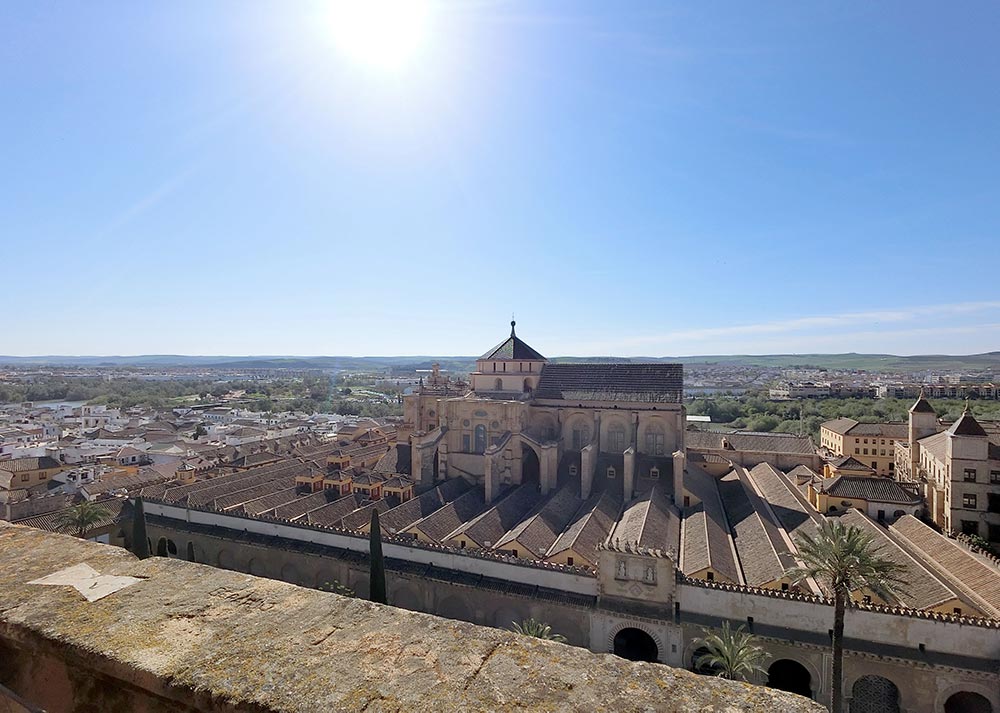 Cordoba Mezquita Cathedral View Above