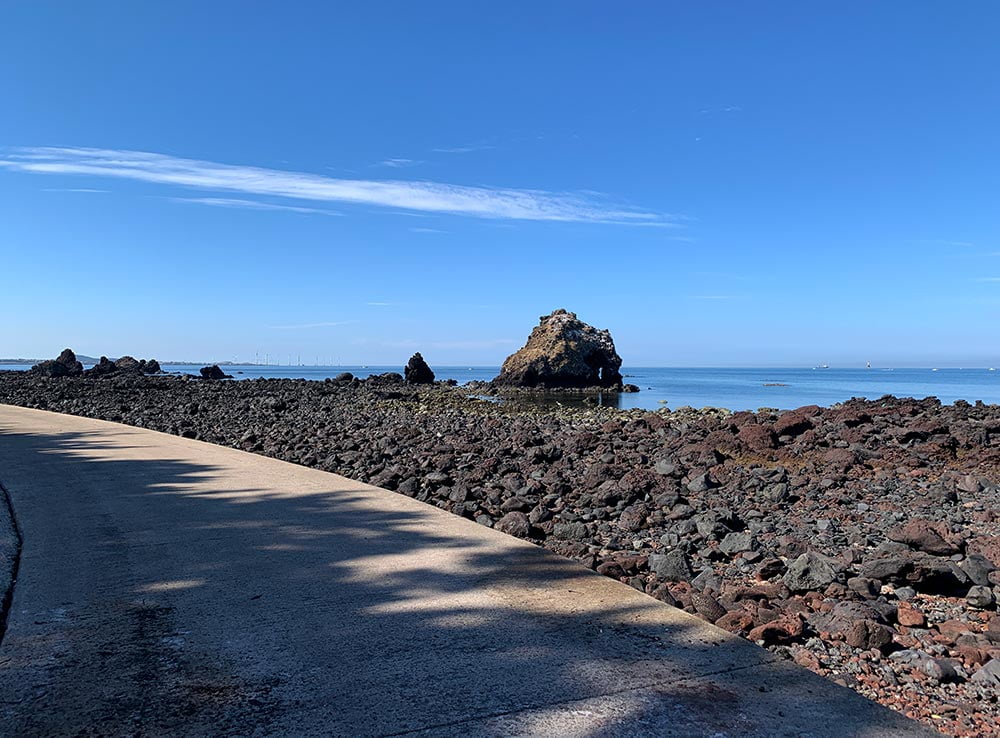 Jeju Biyangdo Coastal Trail Rock View