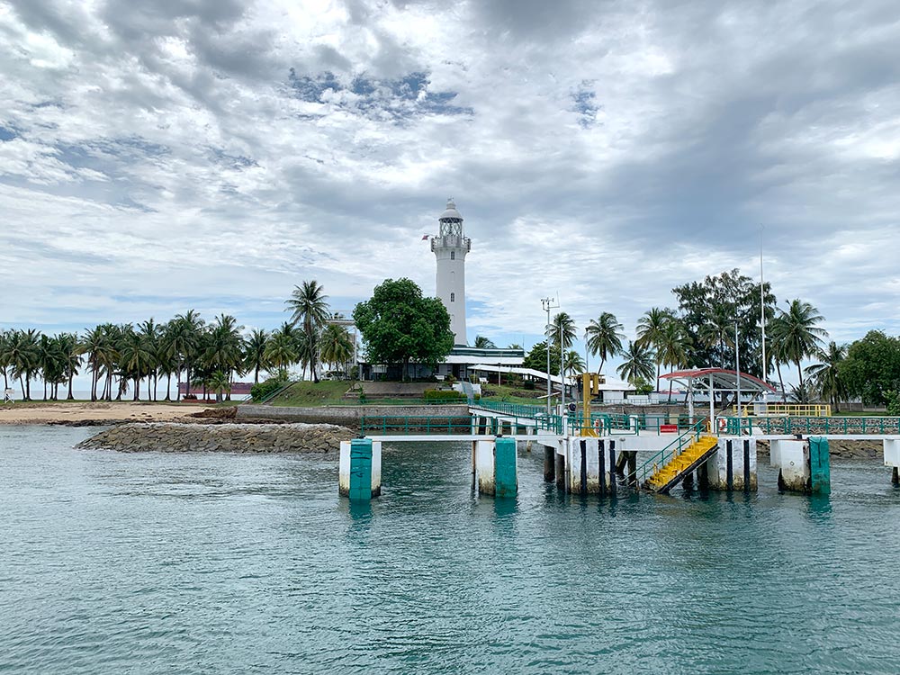 Raffles Lighthouse Pulau Satumu VIew