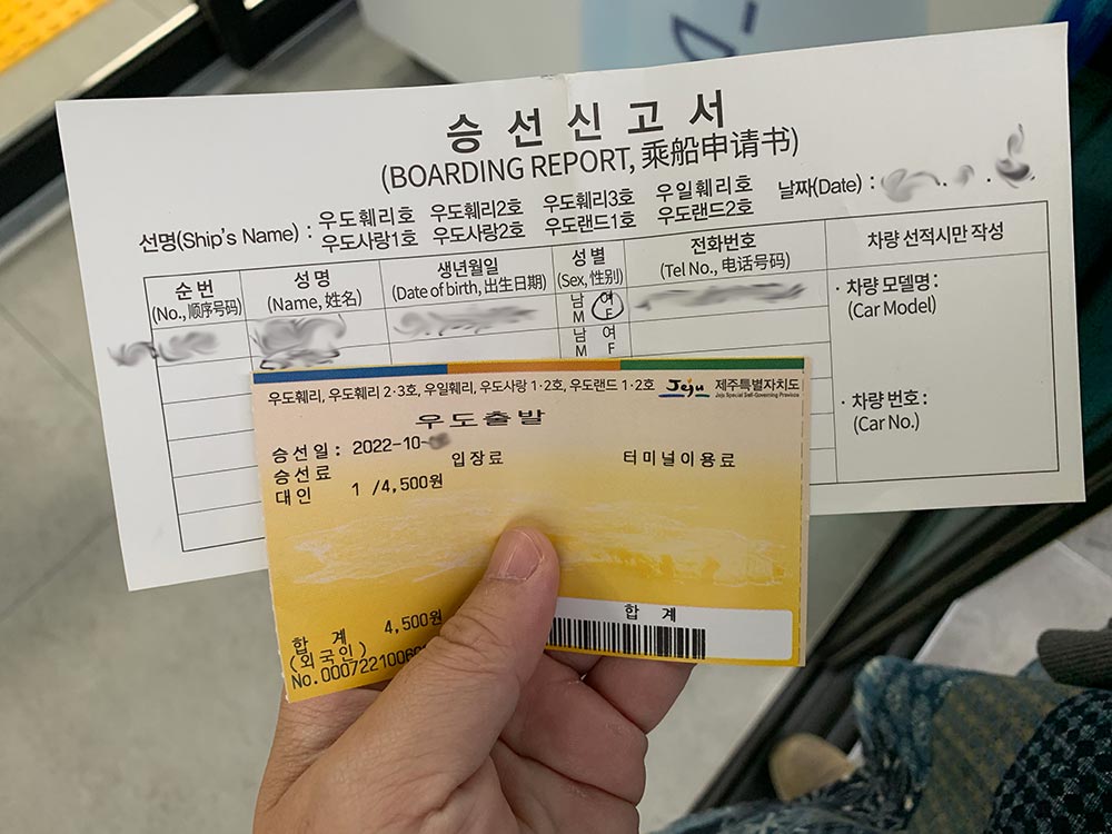 Jeju Seongsan Port Ferry Terminal Ticket