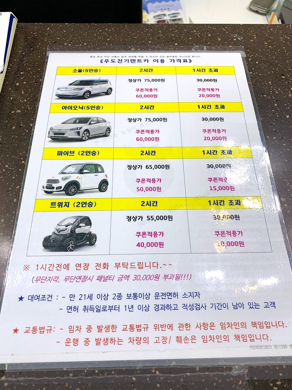 Jeju Udo Car Rental Rates