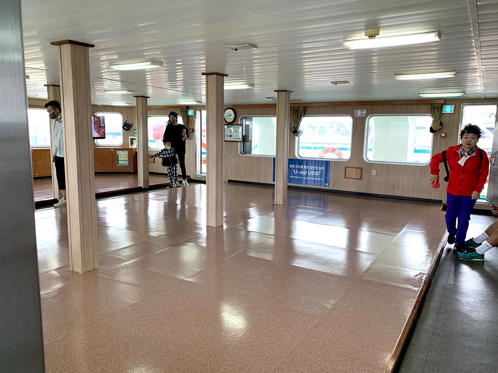 Jeju Udo Ferry Lower Deck