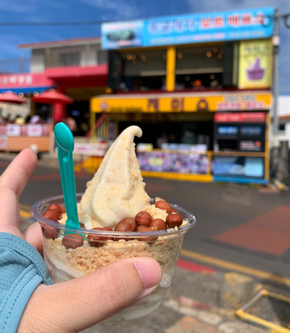 Jeju Udo Jimmys Peanut Ice Cream