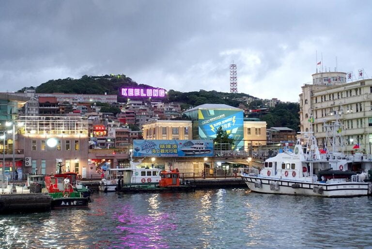 Keelung Port View Night