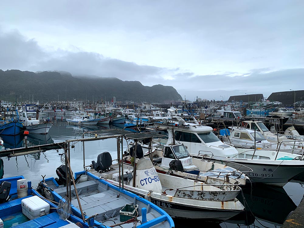 Keelung Badouzi Fishing Harbour Boats